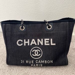 Chanel Small Deauville denim